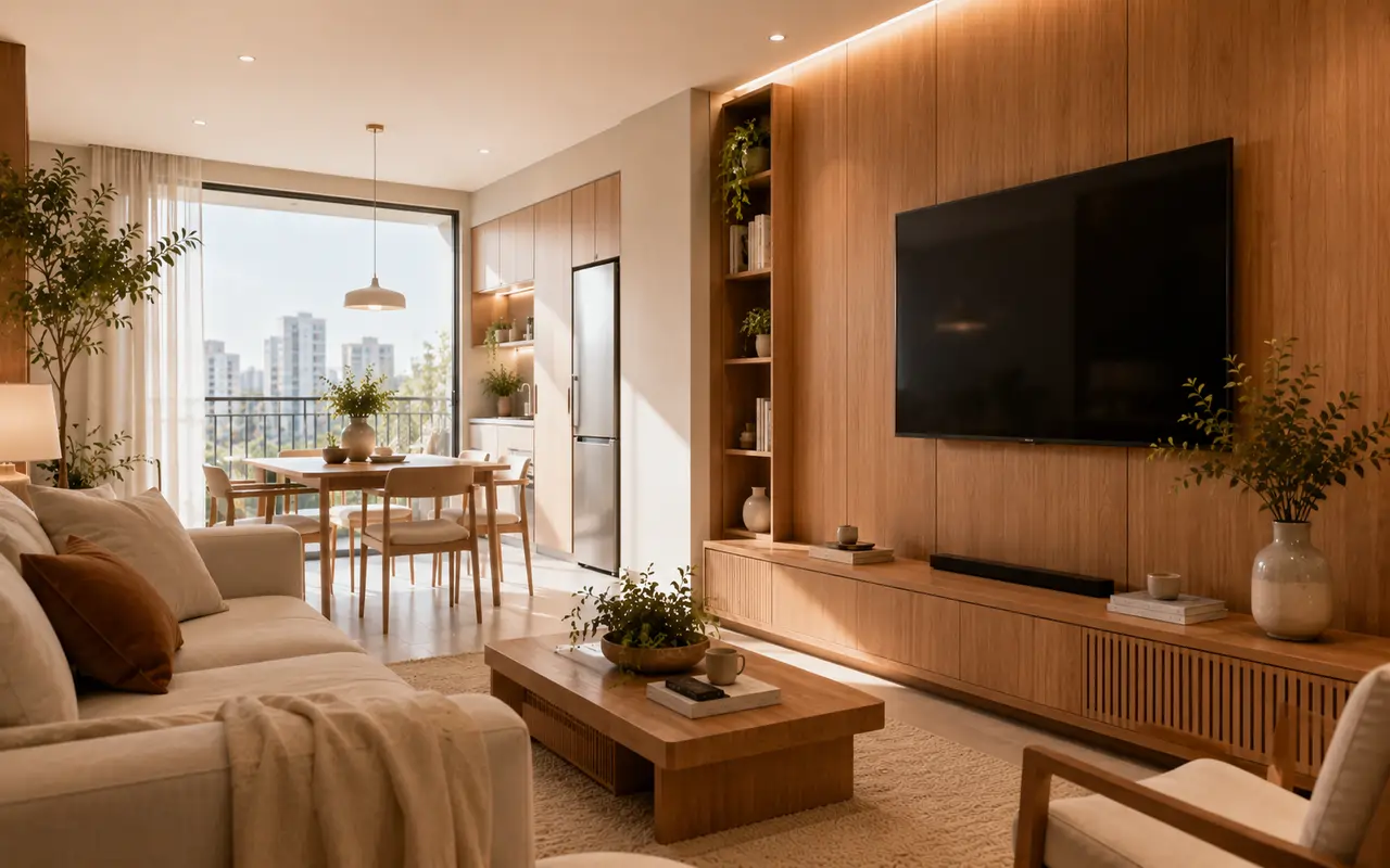 Decoração com madeira moderna: como usar o material sem pesar o ambiente