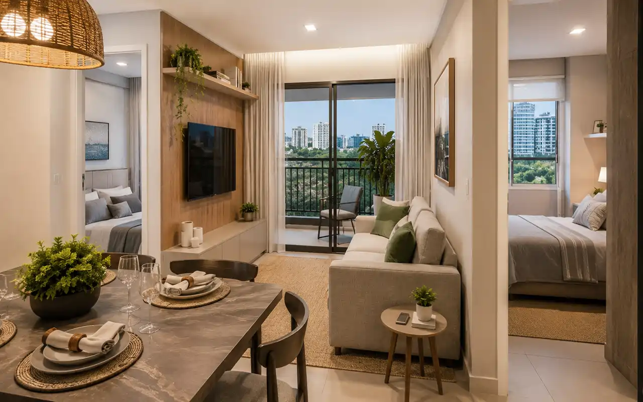 Apartamentos de dois quartos na Grande Vitória dominam novos imóveis: entenda a tendência