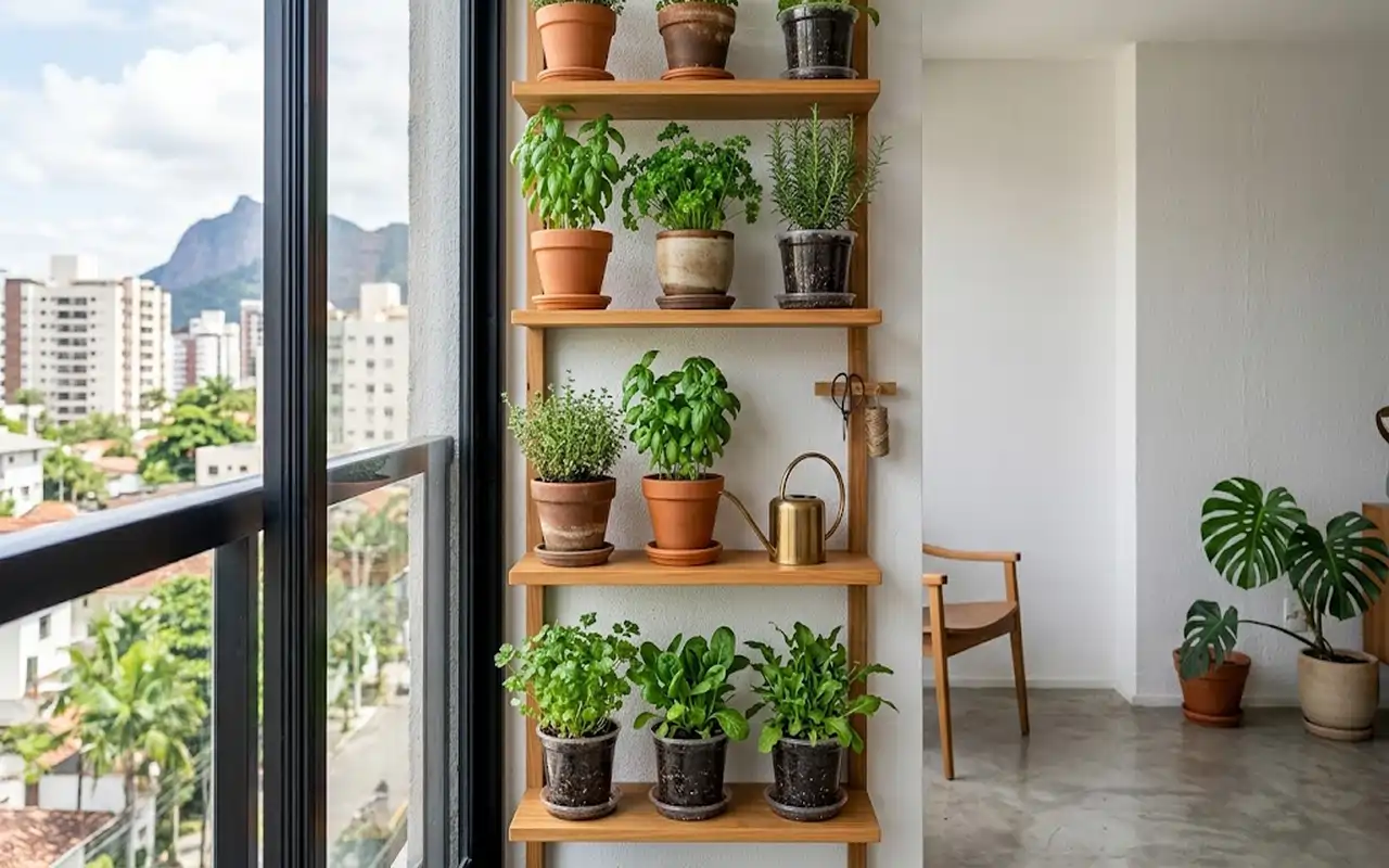 Horta em apartamento: luz, rega e manutenção para acertar no cultivo