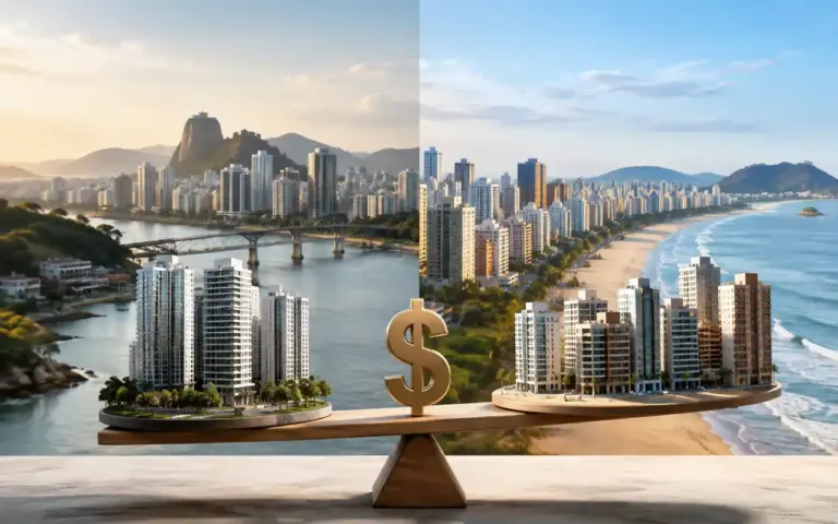 Vitória custa cerca de R$ 4,1 mil por m² a mais que Vila Velha no FipeZAP