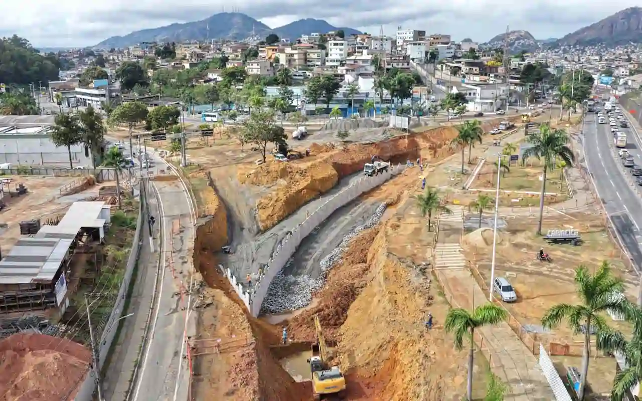 Viaduto de Alto Lage avança em Cariacica e muda um dos principais eixos da Mário Gurgel