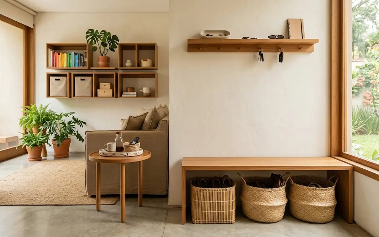 Organização criativa da casa: soluções que facilitam a rotina