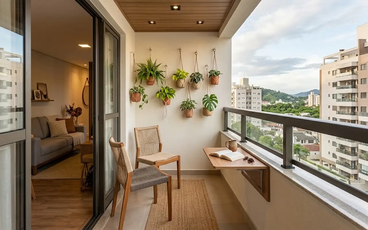 Varanda de apartamento pequeno: o que avaliar antes de gastar